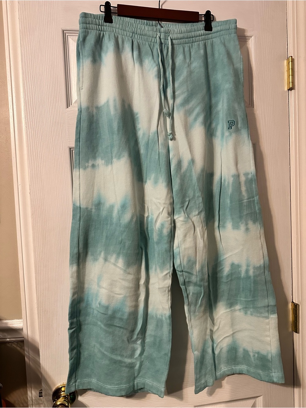 PINK Victoria's Secret Women’s Light Aqua Sweatpants Bottoms